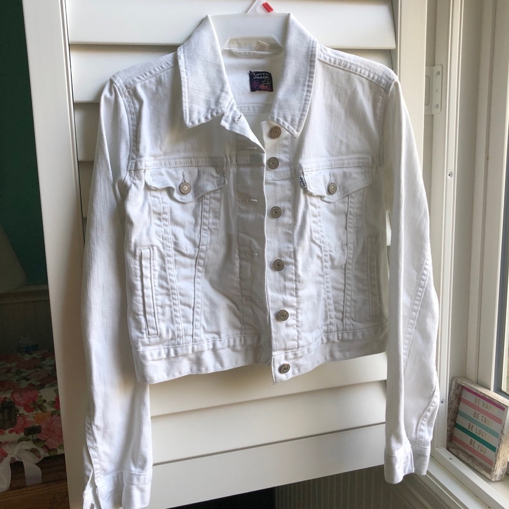 White Denim Jacket